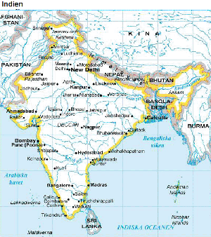 Karta Indien